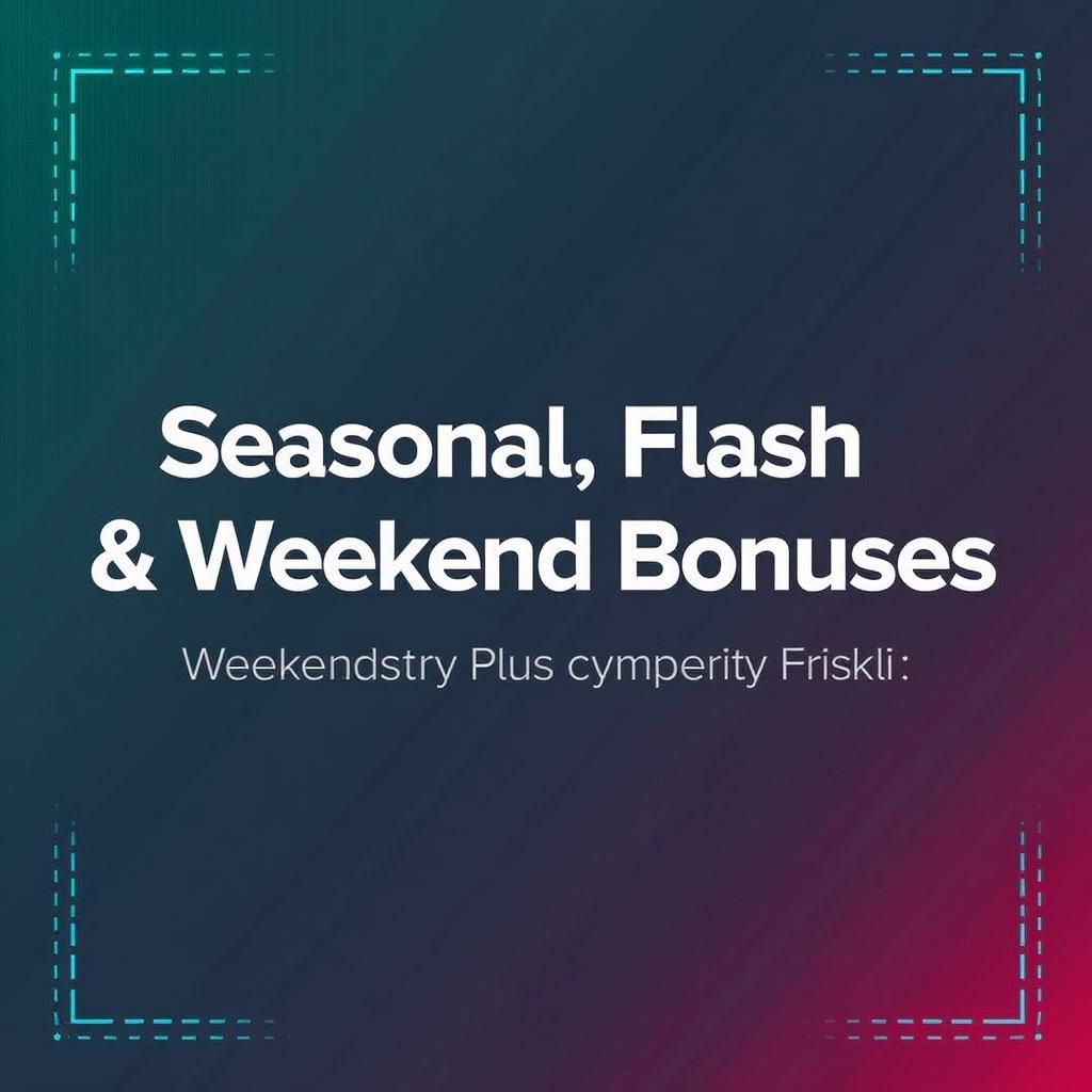 Seasonal, Flash & Weekend Bonuses